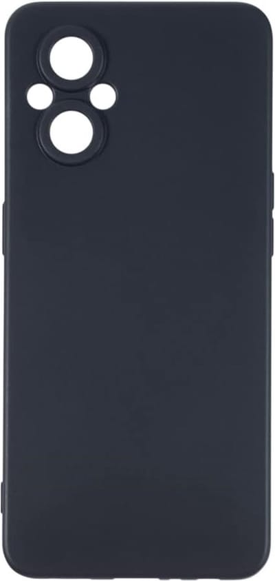 Flexibele achterkant Silicone hoesje Zwart [Camera all-round bescherming] Geschikt voor: Oppo A96 5G