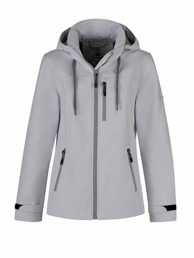 BJØRNSON Kaisa Softshell Tussenjas Dames - Winddicht - Maat 56 - Wit
