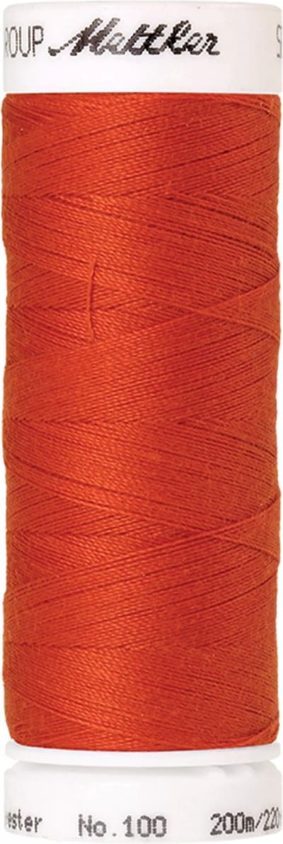 Amann Mettler Seralon Naaigaren – Paprika (0450) – 200 m – No. 100 – 100% Polyester – Per Stuk