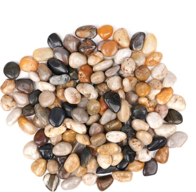 Dailygoods- Rivierstenen 2,25 kg - Gepolijste Decoratieve Stenen - Vazen Vullers - Kiezels voor Tuin/Aquarium - 2-4 cm - Ongeveer 170 Stuks - Decoratiestenen