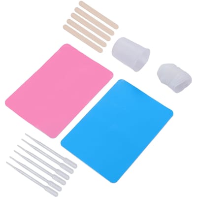 Siliconen Maatbekers Kit Compact Lichtgewicht Siliconen Hars Meng Maatbekers Set voor pink