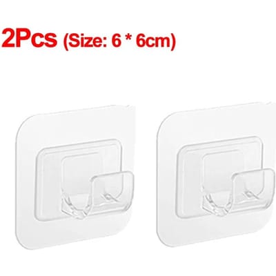 Supports de tringle à rideau solides, crochets auto-adhésifs, supports de tringle de douche de salle de bain, clip fixe, tringle à vêtements pour placard de maison, support suspendu white