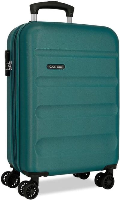 Koffer handbagage - Reiskoffer Trolley - Reizen met gemak - Zijcombinatieslot - 35 x 55 x 20 cm - Groen