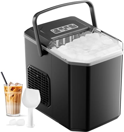 IJsblokjesmachine - IJsmaker - Snelle IJsproductie - Automatische Reiniging - 12 kg per dag - Zilver