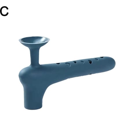 Housse de protection en silicone pour poignée de porte Anti-collision Protection pour poignée de porte de bébé Cache de sécurité pour poignée de porte Ventouse silencieuse N1k4 bleu