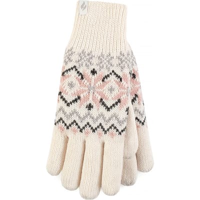 Heat Holders - Dames Zachte Thermische Handschoenen - Crème
