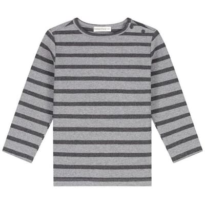 Sweet Petit baby shirt Mees Mid Stone Melange 56 unisex