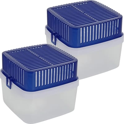 2x stuks vochtvangers / vochtonttrekkers inclusief extra navulling - 1800 ml - Vochtopnemer - Anti vocht