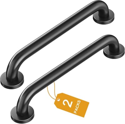 Douchegreep 41 cm voor Senioren en Gehandicapten - RVS Handvat voor Badkamer, Keuken, Toilet, en Badkuip (2 Stuks)
