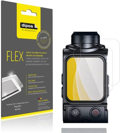 dipos – 2x Beschermfolie geschikt voor Ruycllo M105 | 3D Full Cover Screenprotector | 100% Passend