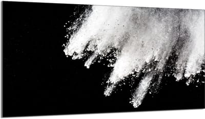 TMK ArtDeko - Beschermplaat Voor Fornuis - 90x52 cm - Geharde Glas - Antibacteriële Eigenschappen