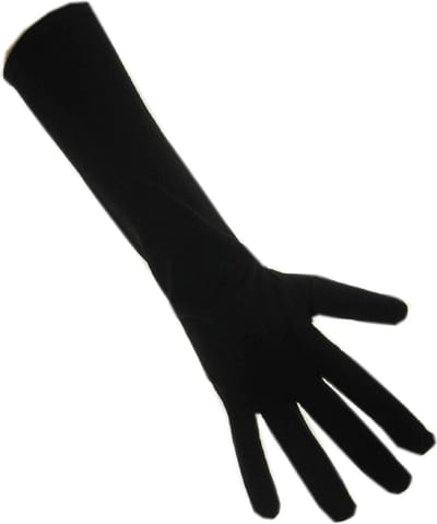 Handschoenen stretch zwart Maat L