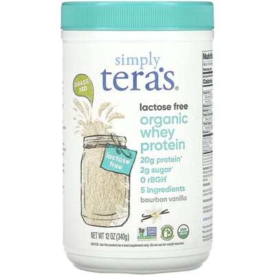 Simply Tera's, Protéine de Whey Bio, Vanille Bourbon, 12 oz (340 g)