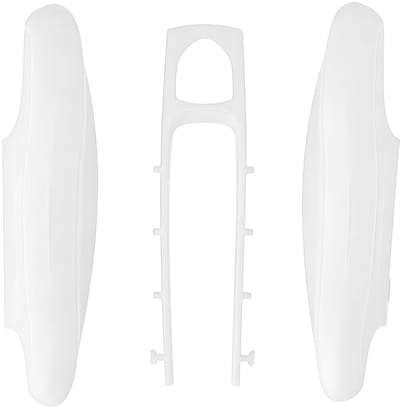 Dailygoods- Sleutelhanger - Geschikt voor Porsche 911/Panamera/Cayenne/Taycan - Duurzaam ABS kunststof - Wit - Eenvoudige snap-on installatie - Bescherming tegen krassen - Autosleutel