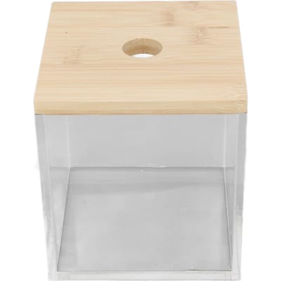Boîte Support à Capsules de Café en Acrylique Transparent avec Couvercle Boîte de Rangement pour Café pour Café pour Maison beige