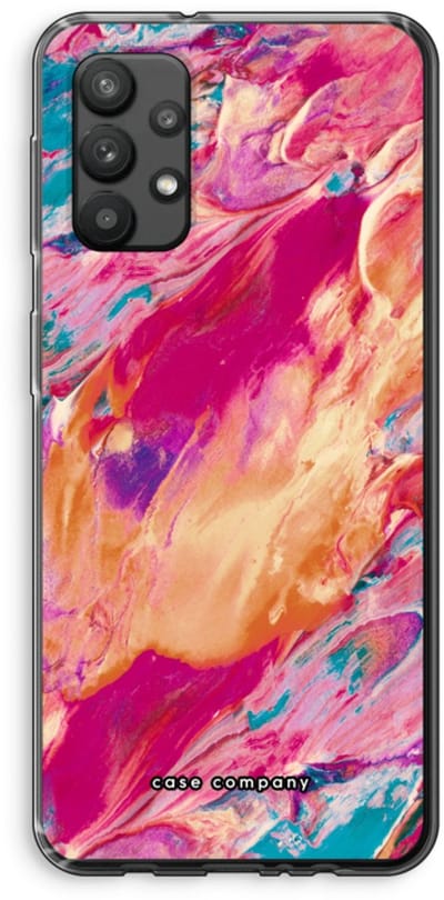 Case Company® - Hoesje geschikt voor Samsung Galaxy A32 4G hoesje - Pastel Echoes - Soft Cover Telefoonhoesje - Bescherming aan alle Kanten en Schermrand