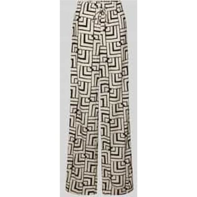 Stoffen broek van viscose met steekzakken en elastische band