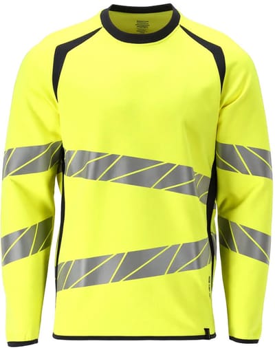 Mascot Accelerate Multisafe Sweatshirt 21384-337 - hi-vis geel/donkermarine - XS