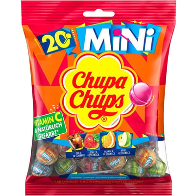 Chupa Chups Mini Lolly's met Vitamine C 20 st.