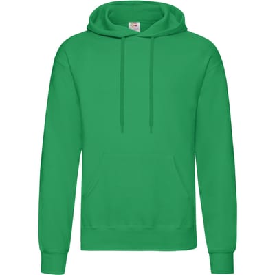 Fruit of the Loom Heren Klassieke Hoodie (Kelly Groen)
