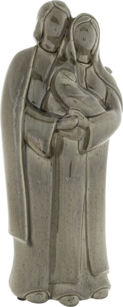 Cosy @ Home Kerstfamilie Sofia Glazing Groen 15x10xh