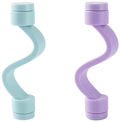 Allecto - Magnetische wasmachine deurstopper - Voorkomt deurbotsingen - Geschikt voor alle wasmachinedeuren - 2 stuks - Ideaal voor elke wasmachine