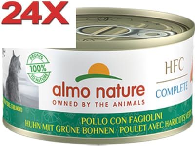 Almo Nature HFC - Kattenvoer - Graanvrij Kip & Erwten - 24x70gr