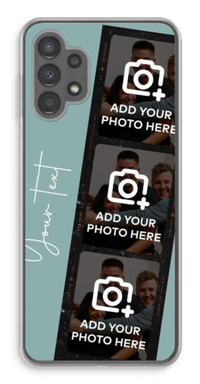 Gepersonaliseerd - Case Company® - Hoesje geschikt voor Samsung Galaxy A13 4G hoesje - Filmrol N°1 - Soft Cover Telefoonhoesje - Bescherming aan alle Kanten en Schermrand