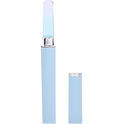 Glazen Nagelvijl Manicure Pedicure Tool Nagel Schuren Glazen Vijlen Polijsten (Blauw)