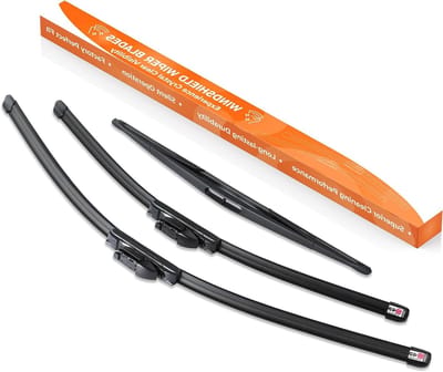 Ruitenwisserbladen set van 3 voor voor- en achterruit, 700 mm, 575 mm, 400 mm, optimale zichtbaarheid