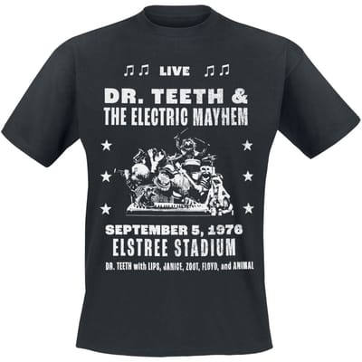 Die Muppets T-shirt - Tour - M tot XXL - voor Mannen - zwart