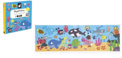 Janod - Magneti Stories - De zeebodem – Educatieve magneetset