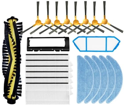Geschikt voor NEATSVOR X500 Stofzuiger HEPA Filter Dweildoek Zijborstel Rolborstel