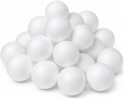 Piepschuim vormen - bal - 20x - D7 cm - styropor hobby / DIY vorm - basis knutselfiguren