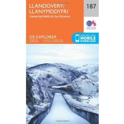 Llandovery, Llanwrtyd Wells And Llyn Brianne - Ordnance Survey