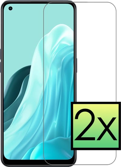 Screenprotector - 2 Stuks - Geschikt voor OPPO Reno 7 - Extra Sterk - Beschermglas - Gehard Glas - Tempered Glass - Screen Protector - Bescherm Cover