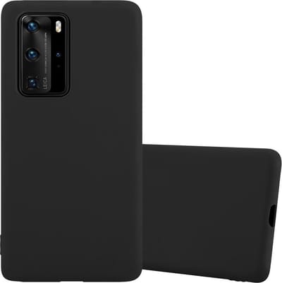 Cadorabo Hoesje geschikt voor Huawei P40 PRO / P40 PRO+ in CANDY ZWART - Beschermhoes gemaakt van flexibel TPU silicone Case Cover