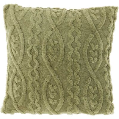 Unique Living - Sierkussen Pleun Tea Green -45x45cm