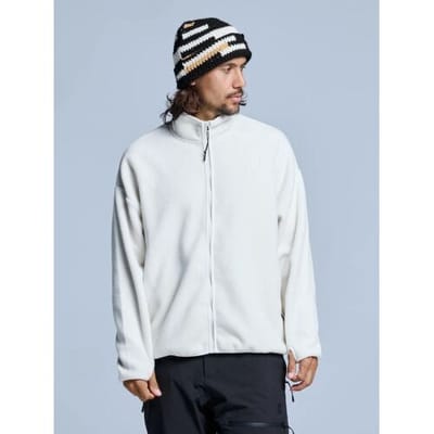 Poederbaas Sherpa Jacket Heren - Four Seasons Off White - Maat S