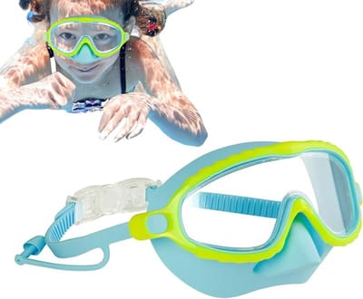 Kinder Duikbril Met Neusbescherming - Lekkagevrij Snorkeluitrusting - Waterdichte Veiligheidsbril - Geschikt Voor Kinderen Van 4 Tot 16 Jaar - Sportaccessoire - Groen