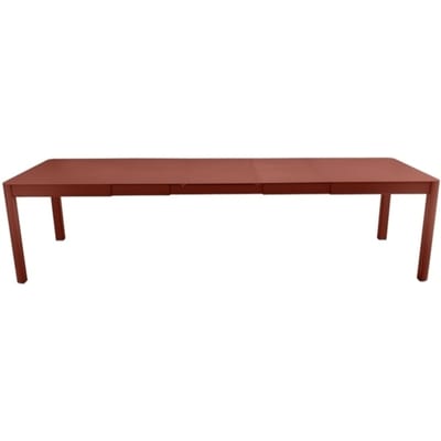 Fermob Ribambelle tafel - 20 okerrood - 3 Inlegplaten