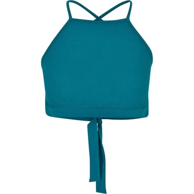 Urban Classics - Triangle Crop top - 3XL - Blauw