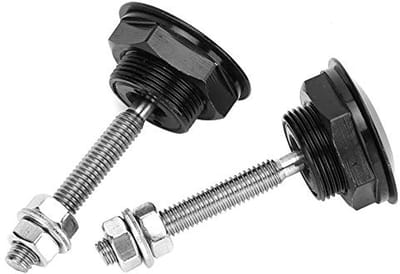 E-Ambar - Universele Hood Pin Lock Quick Release Drukknop Bumper Clip (32mm) - Auto Hood Beveiligingsslot - Set van 2 Stuks.