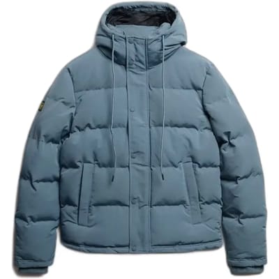 Superdry - Everest Korte Gewatteerde Jas Met Capuchon - Heren - Gewatteerde jassen