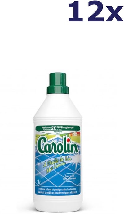 12x Carolin 1L - lijnolie