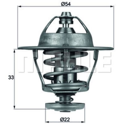 Thermostaat, koelvloeistof MAHLE TX 53 85D