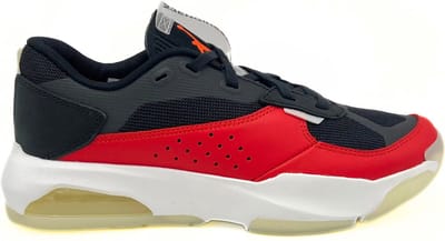 Jordan Air 200e lage herenschoen zwart/totaal oranje/chili rood/photon Dust