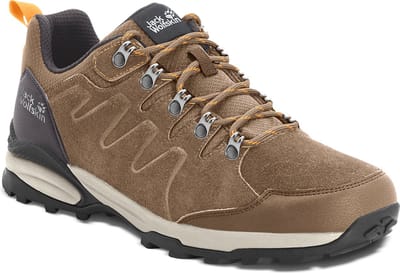 Jack Wolfskin REFUGIO TEXAPORE LOW W Dames Wandelschoenen - brown / apricot- Maat 37
