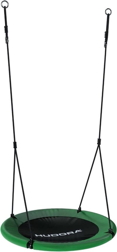 Grasschommel van Staal met Zinklaag, 90 cm, Kunststof Zitplank, inclusief Bevestigingshaken