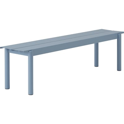 Muuto Linear Steel Bank - pale blue - 170 cm
